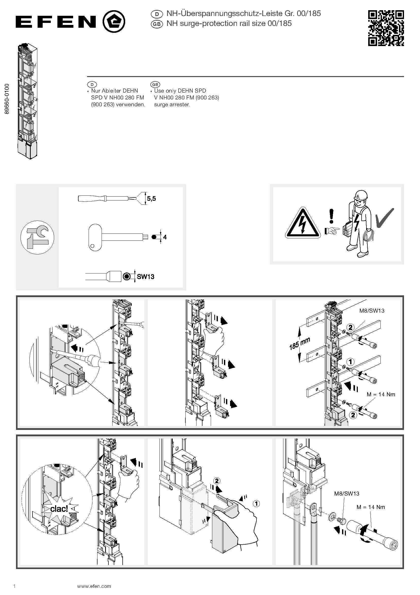 assembly instructions EFEN SPR