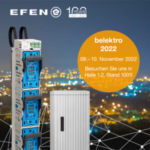 Besuchen Sie EFEN auf der belektro 2022 in Berlin